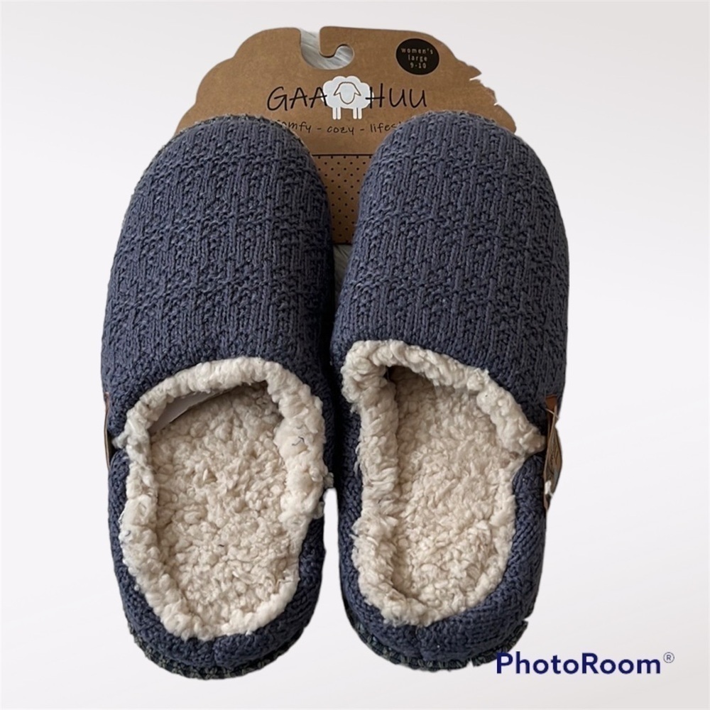 GAAHUU Women’s Chill guard ribbed knit Slippers size Large(9-10)